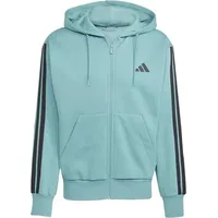 Adidas Herren Kapuzensweat Essentials 3-Streifen, POWTEA/BLACK, L