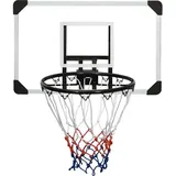 vidaXL Basketballkorb Transparent 71x45x2,5 cm Polycarbonat