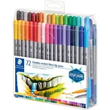 Staedtler 3200 Doppelfasermaler 72 St.