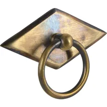 SCHÖRGHOFER & FREHE Hängegriff Karo mit Schild & patiniert