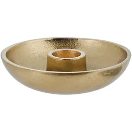 BUTLERS Kerzenhalter Candle Bowl Metall Gold