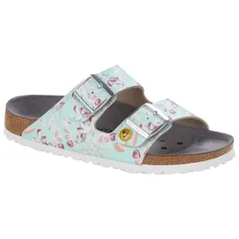 Birkenstock Arizona ESD Birko-Flor flower field mint 37