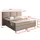 Inter Handels Boxspringbett Oslo 180x200 cm Kunstleder muddy