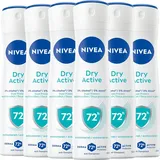 NIVEA Dry Active Deodorant Spray 6 x 150 ml