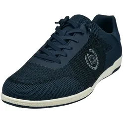 Slip-On Sneaker BUGATTI, Herren, Gr. 40, blau, Textil, casual, Schuhe, Slipper, Business Schuh mit bugatti Logo-Icon