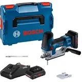 Bosch Akku-Stichsäge GST 18V-155 SC, 2 Akku Akku ProCORE18V 4.0Ah, Ladg. u. L-BOXX Betriebsart: Akku-Betrieb|Akku enthalten: Ja, 2xAkku|Art des Zubehörs: GST 18V-155 SC, 2 Akku Akku ProCORE18V 4.0Ah, Ladg. u. L-BOXX