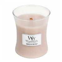 Woodwick Vanilla & Sea Salt Duftkerze 275 g beige