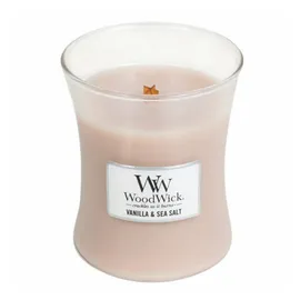Woodwick Vanilla & Sea Salt Duftkerze 275 g beige