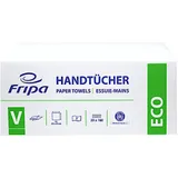 Fripa Papierhandtücher ECO, V-Falz, 25 x 23 cm 4012103 , 1 Palette = 28 Kartons à 3000 Blatt