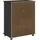 vidaXL Rollcontainer 63,5 x 39 x 79 cm Schwarz
