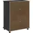 vidaXL Rollcontainer 63,5 x 39 x 79 cm Schwarz