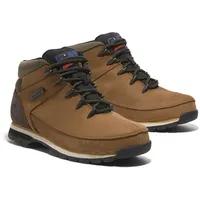 Schnürboots TIMBERLAND "EURO SPRINT MID LACE UP BOOT" Gr. 43, braun (medium brown nubuck) Schuhe Winterstiefel, Schnürstiefel, Winterschuhe