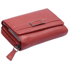 LEMONDO Reißverschlussdamenbörse Portemonnaie rot