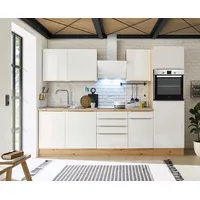 Respekta Küchenzeile Marleen 280 cm Weiß