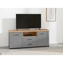 Home Affaire Valencia TV-Board 147 cm x 47,5 cm x 41 cm Braun MDF
