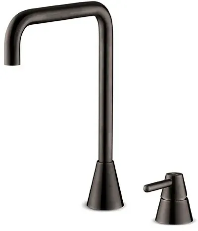 JEE-O cone Zweiloch-Waschtischarmatur hoch, gun metal, 900-1776 900-1776