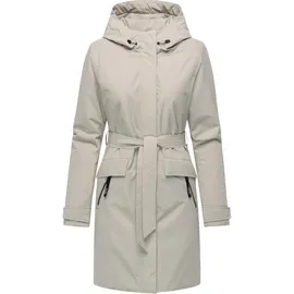 Ragwear Kurzmantel "Horatia Warm YOUMODO", Damen, Gr. L (40), grau, Obermaterial: 100% Polyester. Innenfutter: 100% Polyester. Wattierung: 100% Polyester, tailliert ca.