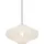 QAZQA Design 1-flg. 50 cm rund weiß