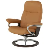 Stressless Ledersessel Consul ¦ braun ¦ Maße (cm): B: 76 H: 100 T: 71.0