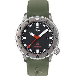 Sinn Taucheruhren U1 1010.010 - schwarz,grün - 44mm