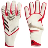 Adidas Unisex Predator Pro Torwarthandschuhe White/Pure Ruby/Black 8 1/2 - 8.5