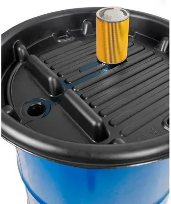 Fasstrichter mit Abtropffläche, für 200 Liter Spundloch-Fässer