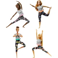 Mattel Barbie Made to Move Blaue Hose blond (HRH27)