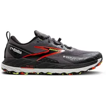 Brooks Cascadia 18 GTX Herren Blackened Pearl/Black/Tomato 41
