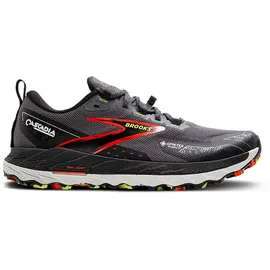 Brooks Cascadia 18 GTX Herren Blackened Pearl/Black/Tomato 41