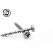 KTH Spanplattenschraube HRK Torx Vollgewinde - Edelstahl A2 - 4.5x 40 mm