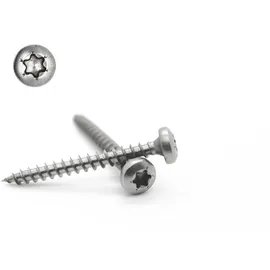 KTH Spanplattenschraube HRK Torx Vollgewinde - Edelstahl A2 - 4.5x 40 mm