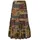 DW-Shop Maxirock Damen Leo Bedruckt Beige 38