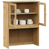VidaXL Sideboard-Aufsatz VIGO 78x30x100 cm Massivholz Kiefer