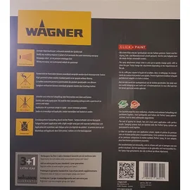 Wagner W 690 FLEXiO für Wand- und Latexfarben, Lacke & Lasuren im Innen- & Außenbereich, 15 m2-6 min, Behälter 1800 ml/800 ml, Schlauch 3,5 m