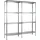 SCHULTE Regalwelt Anbauregal Metall 180 x 160 x 40 cm silber