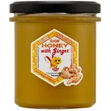NATURAL FOOD Honig mit Zusatz - für Desserts Süßspeisen Aromatisierte Tees n - Reiches Aroma und Geschmack - Gewicht 430 g - mit Ingwer