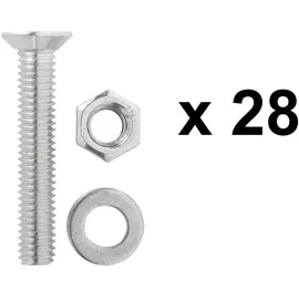 PRO PLUS Verzurrschiene 60 cm für Anhänger und LKW 4 Stück