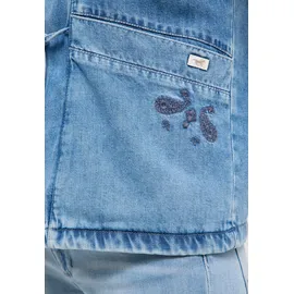 Mustang Jeansweste mit Schnürung Modell Gillian Jeansblau, XS