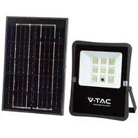 V-Tac Solar-Flutlicht - IP65 - Schwarzes Gehäuse - 400