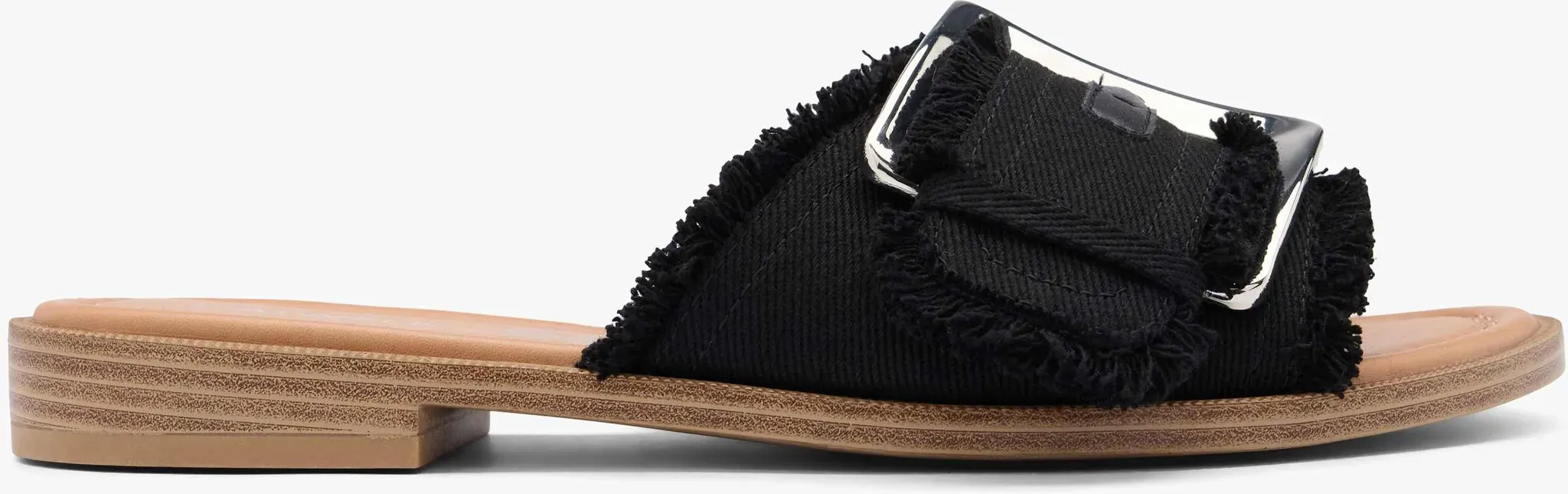 Catwalk  Flache Pantolette Schwarz, Damen, Größe: 42 - Catwalk  Flache Pantolette Schwarz, Damen, Größe: 42 - woman - Schwarz