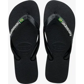 havaianas Brasil Logo Schwarz 23