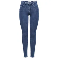 ONLY Female Skinny Fit Jeans ONLPower Mid Push Up M32Dark Blue Denim,Dark Blue Denim,M - M / 32L