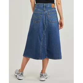 Levi's Levis Damen High Rise A-Line DECON SKIRT in Blau, US 29