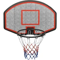 VidaXL Basketballkorb Schwarz 90x60x2 cm Polyethylen