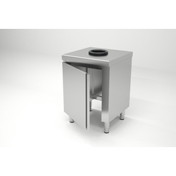 IDEACER Neutrale Zentraleinheit ohne Sockel 2 Flügeltüren 1000x600x850mm mit 2 Entgratungsringen
