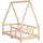 vidaXL Kinderbett 70 x 140 cm Kiefer massiv braun