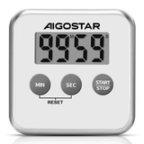 Aigostar Timer Küchentimer LCD Display Multifunktionstimer