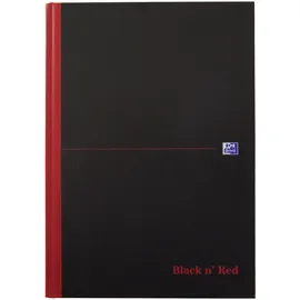 Oxford Geschäftsbuch A4 liniert schwarz/rot