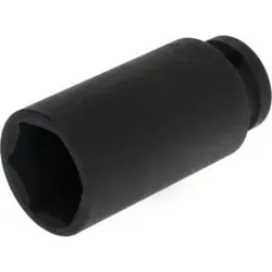 Gedore red Schlagschraubereinsatz, Nuss, 1/2" 12,5 mm Antrieb, 6-kant, SW 27 mm, lang, maschinenbetätigt, Auto/KFZ, R63002715