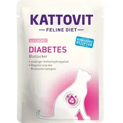 KATTOVIT Feline Diet Diabetes Lachs 85 g
